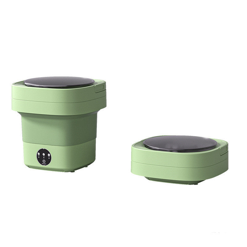 Portable Mini Washing Machine – Foldable, Compact Washer for Small Clothes, Socks & Underwear with Energy-Efficient Design