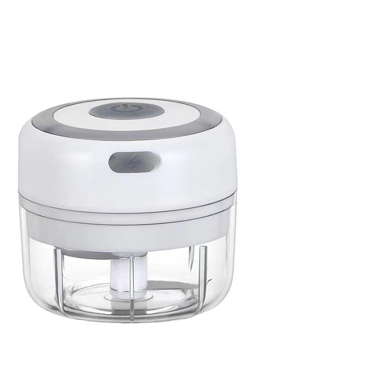Mini Electric Garlic Chopper – USB Rechargeable Food Processor for Kitchen