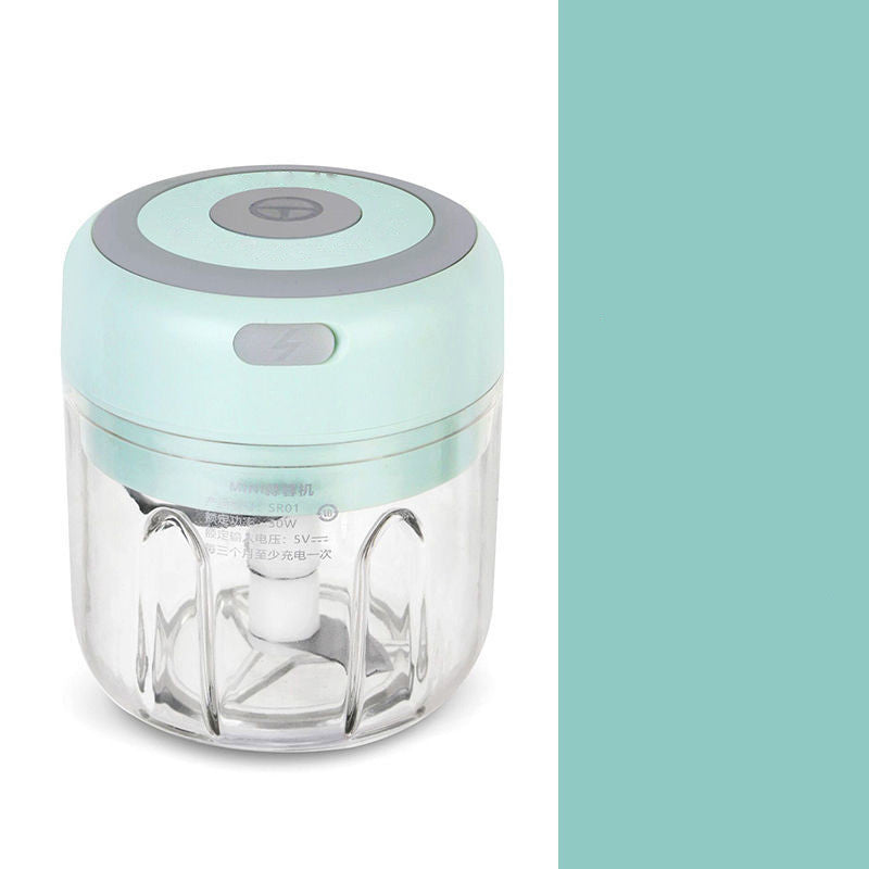 Mini Electric Garlic Chopper – USB Rechargeable Food Processor for Kitchen