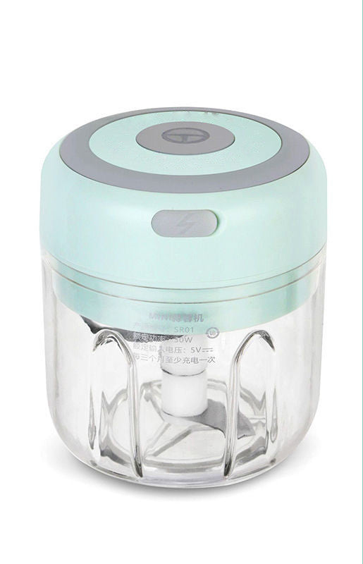 Mini Electric Garlic Chopper – USB Rechargeable Food Processor for Kitchen