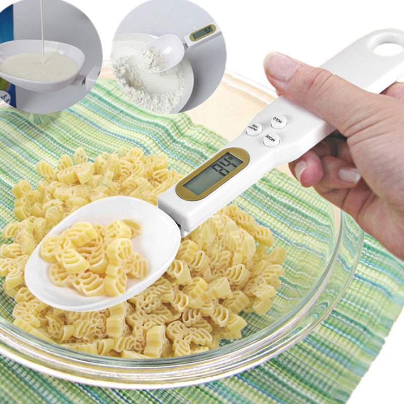 Digital LCD Measuring Spoon Scale – Electronic Food & Kitchen Scale for Cooking, Baking, Coffee, Tea, Sugar (Grams)