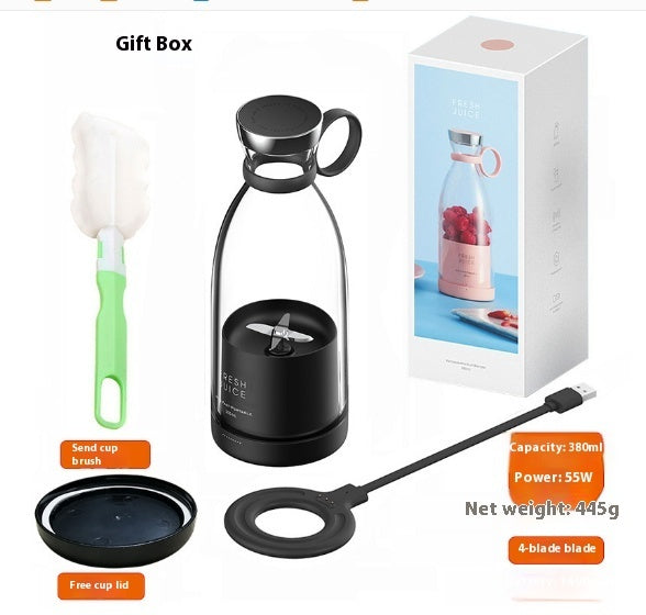350ML Electric Juicer Blender – USB Rechargeable Portable Mixer for Home & Kitchen Use
