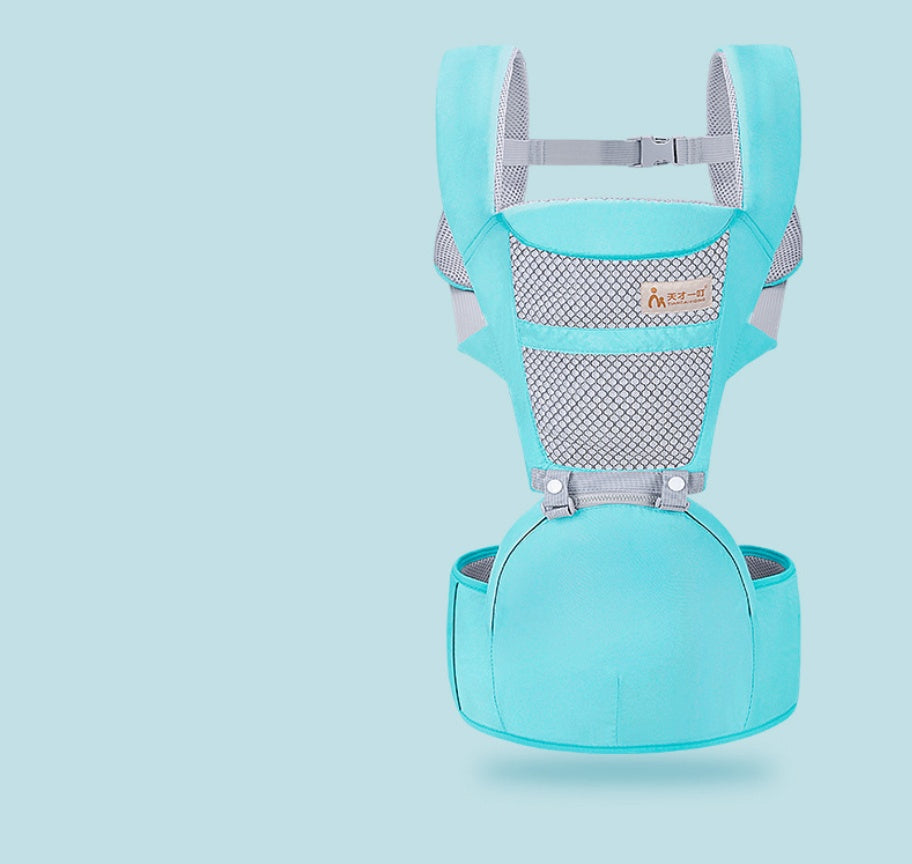 Multifunctional Baby Carrier with Waist Stool – Ergonomic Infant & Toddler Hip Seat Bag