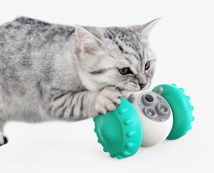 Multifunctional Interactive Pet Toy Car – Slow Feeder & Balance Trainer for Cats and Dogs