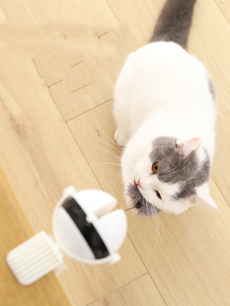 Automatic Electric Cat Toy with Lifting Motion – Interactive Smart Puzzle Teaser Ball