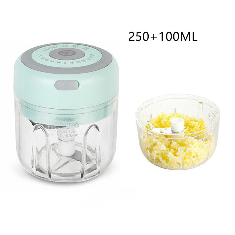 Mini Electric Garlic Chopper – USB Rechargeable Food Processor for Kitchen