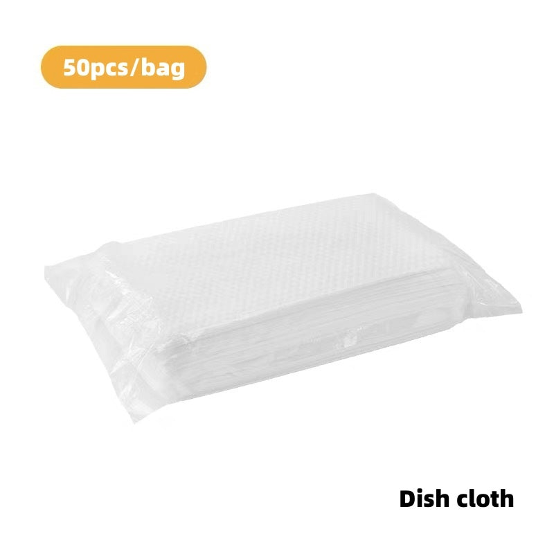 Magic Disposable Cleaning Brush with 50 Refill Rags – Hands-Free, Multi-Surface Dust & Pet Hair Remover