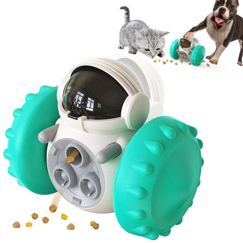 Multifunctional Interactive Pet Toy Car – Slow Feeder & Balance Trainer for Cats and Dogs