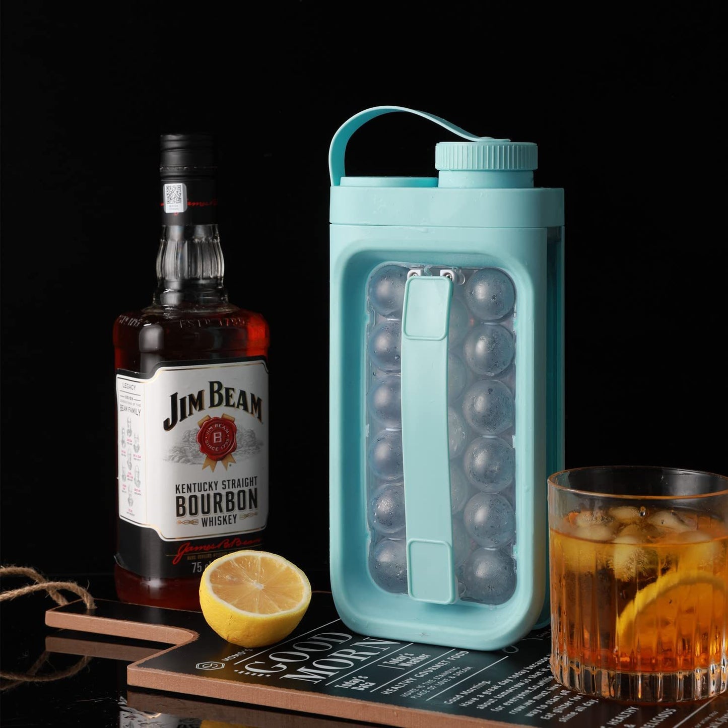 2-in-1 Ice Ball Cold Kettle – Quick Release Summer Drink Dispenser for Juice, Tea & Infused Water