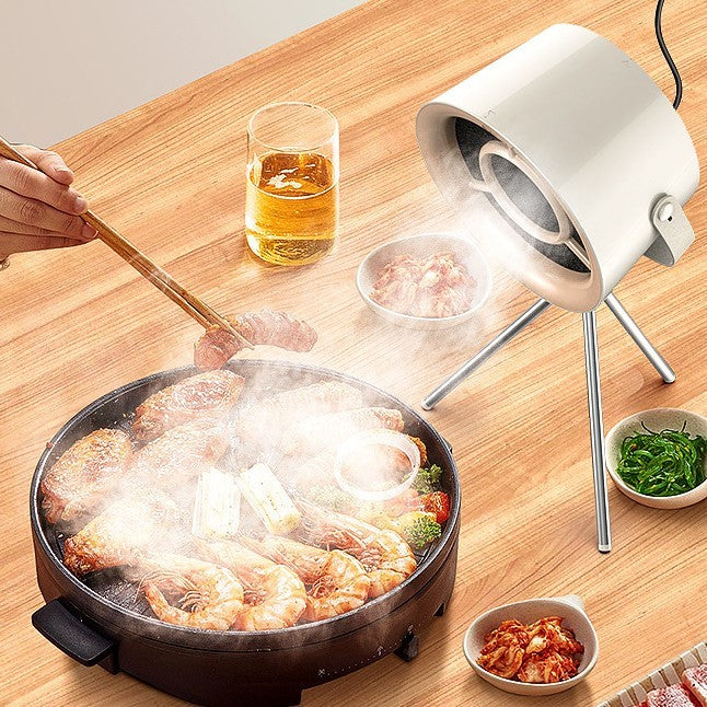 Portable Desktop Exhaust Fan – USB Charging Mini Kitchen Hood & Range Hood for BBQ & Cooking