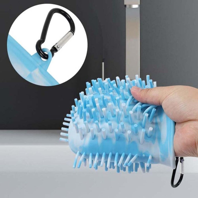 2-in-1 Dog Paw Cleaner Cup – Soft Foot Cleaning Washer & Brush for Pets