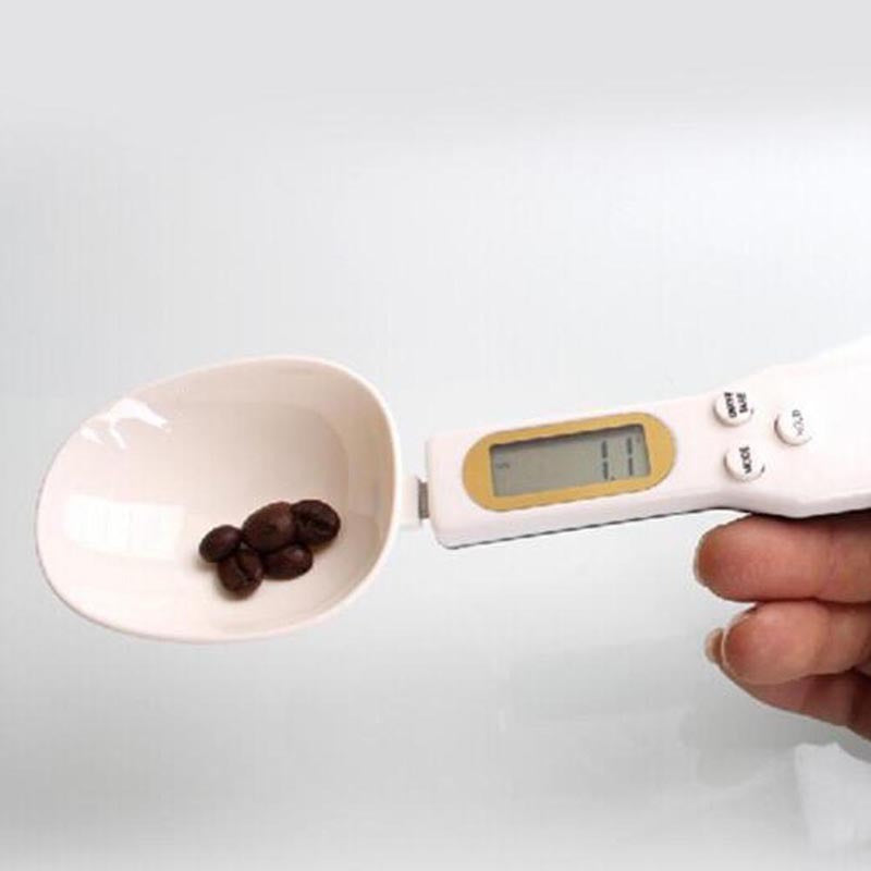 Digital LCD Measuring Spoon Scale – Electronic Food & Kitchen Scale for Cooking, Baking, Coffee, Tea, Sugar (Grams)