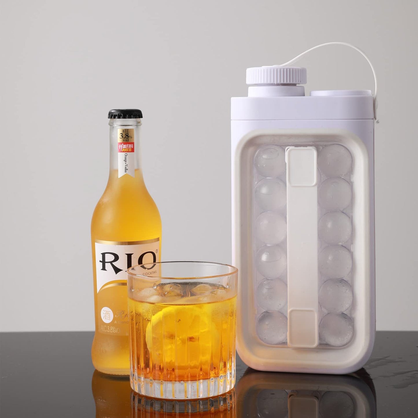 2-in-1 Ice Ball Cold Kettle – Quick Release Summer Drink Dispenser for Juice, Tea & Infused Water