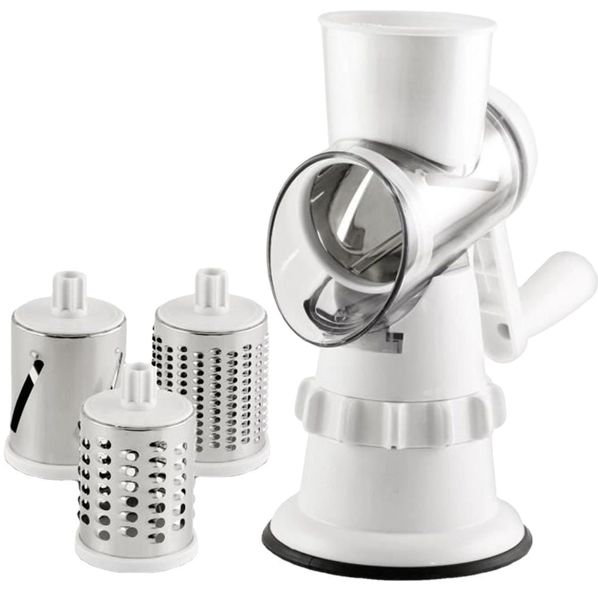 3-in-1 Manual Vegetable Slicer, Grater & Chopper – Multifunction Kitchen Gadget for Fast & Easy Food Prep
