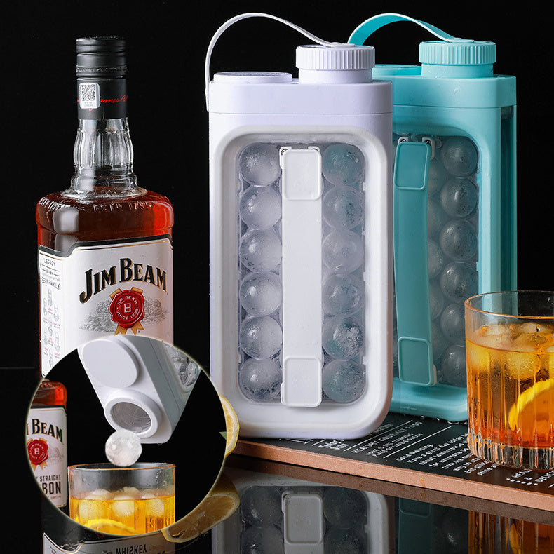 2-in-1 Ice Ball Cold Kettle – Quick Release Summer Drink Dispenser for Juice, Tea & Infused Water