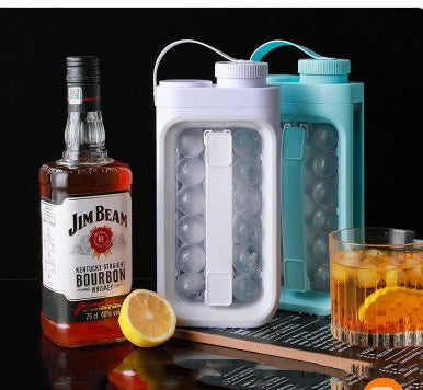 2-in-1 Ice Ball Cold Kettle – Quick Release Summer Drink Dispenser for Juice, Tea & Infused Water