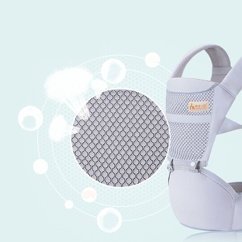 Multifunctional Baby Carrier with Waist Stool – Ergonomic Infant & Toddler Hip Seat Bag