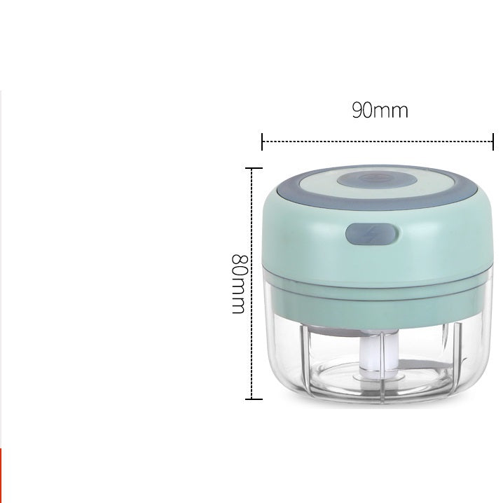 Mini Electric Garlic Chopper – USB Rechargeable Food Processor for Kitchen