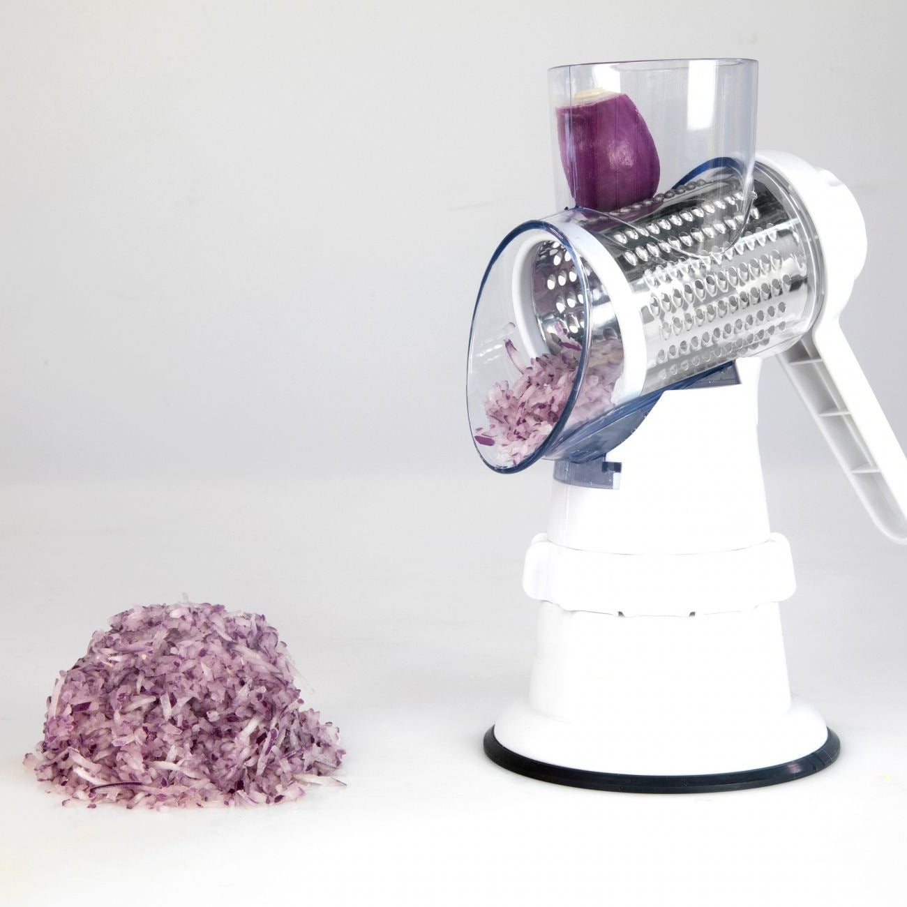 3-in-1 Manual Vegetable Slicer, Grater & Chopper – Multifunction Kitchen Gadget for Fast & Easy Food Prep